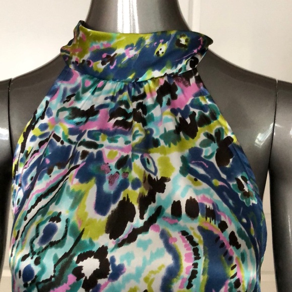 BCX Silky Halter Top - Picture 2 of 6